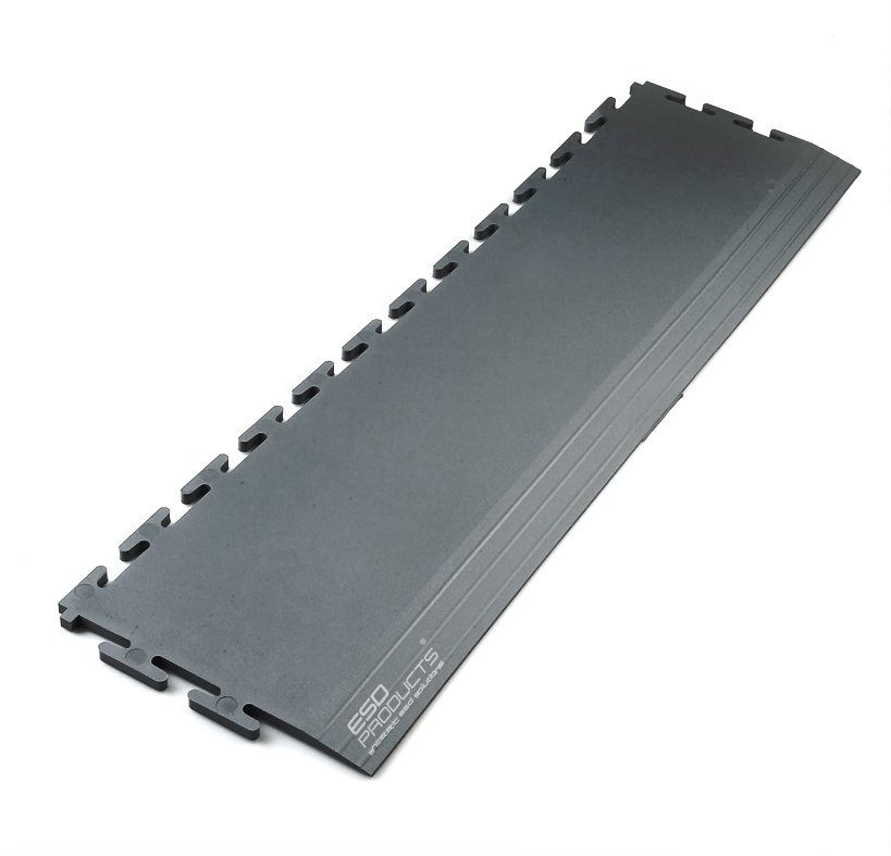 	ESD Puzzle Ramp LOCK-TILE Interlocking PVC Floor Tiles 7 mm ESD Flooring Antistatic AES